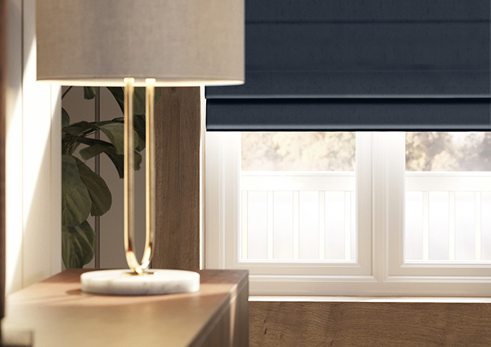Windermere, Indigo - Twist&Fit Roman Blind - Image 5